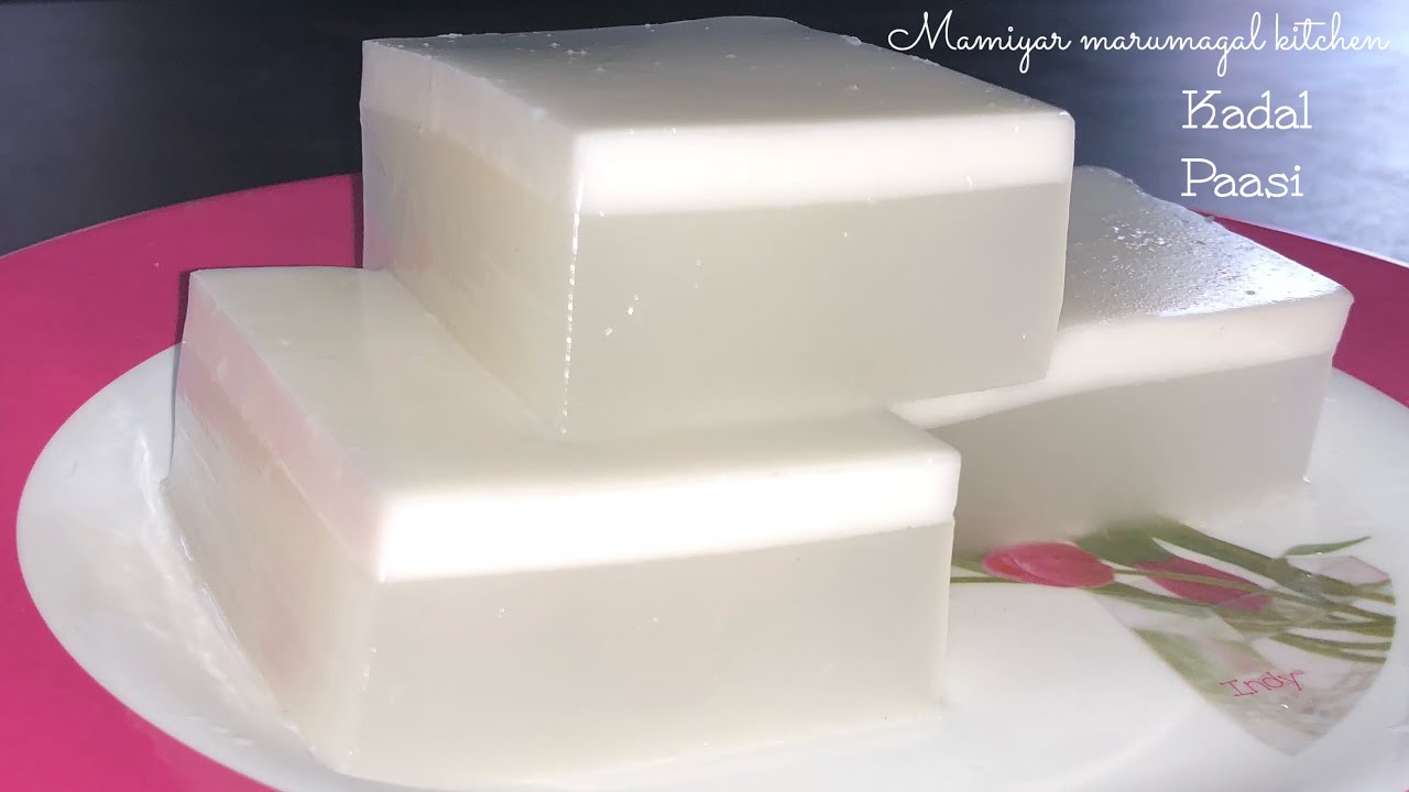 COCONUT PUDDING RECIPE KADAL PAASI AGAR AGAR IFTAAR DESSERT YouTube