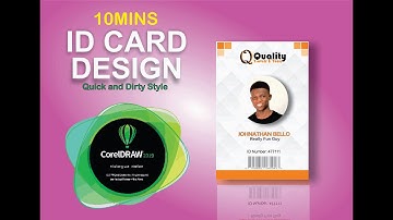 Create a professional ID Card In 8 minutes | CorelDraw