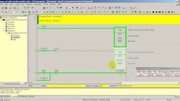 Program Lampu menyala selama 5 detik jika tombol ditekan selama 5 detik