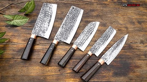 DAO PHÚC SEN, BỘ DAO ĐẦY ĐỦ CHỨC NĂNG CÁN MUN _HÀNG CHUẨN CỦA HTX DAO PHÚC SEN