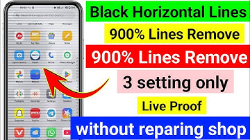 📵black horizontal lines on phone screen🔥/how to fix black horizontal lines on phone screen/2025