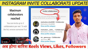 Instagram Multiple Invite Collaborators Kaise Kare | Instagram Invite Collaborators Update
