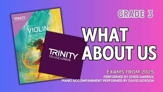 What About Us | P!nk | Play Along | Trinity College London Grade 3 Violin Exams from 2025