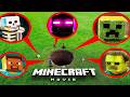 MY DRONE SPOTTED STEVE CREEPER AND ALL MINECRAFT MOBS IN OUR WORLD 