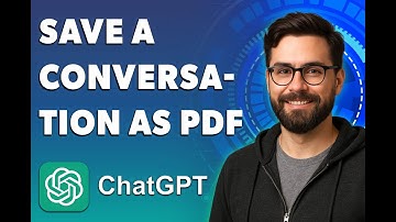 How To Save A Chatgpt Conversation As Pdf [2025 Guide]