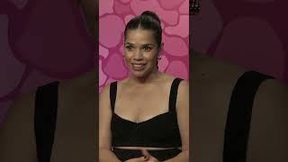 #AmericaFerrera talks delivering her character's powerful speech in #Barbie 💖