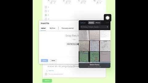 របៀប upload រូបភាពក្នុង google form