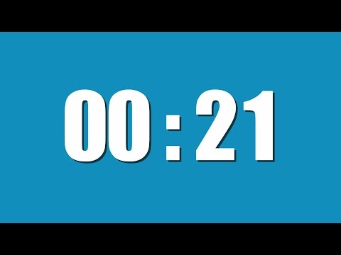 Set timer for 21 seconds