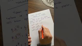 Üslü Sayılarda Toplama-Çıkarma