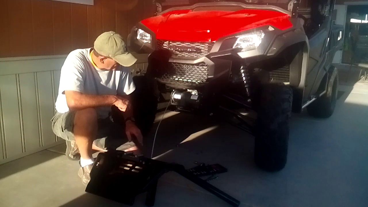 Installing Your Own Winch on the Cheap. Honda Pioneer 1000 4 YouTube