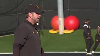 Iowa football spring practice on April 11, 2024