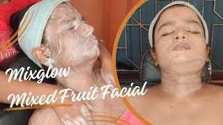 Mixglow Mixed Fruit Facial At Home Step By Step? | ऐसे करिए Facial Parlour ❤️ facialtreatment asmr
