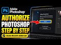 How to authorize your Photoshop for brand mockups workflow - Step By Step