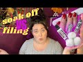 REMOVE GEL POLISH AT HOME: SOAK OFF vs. FILING // the fastest & easiest way to remove gel polish