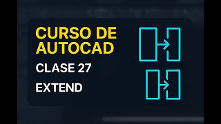27. Curso de Autocad - EXTEND #cad #luiscardenas  #autocad #ingenieriafacil #cursoautocad