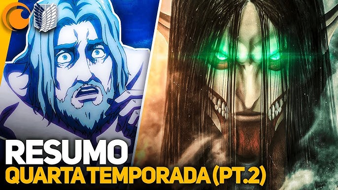 ONDE ASSISTIR! Shingeki No Kyojin Quarta Temporada Parte 2 - Attack on  Titan Season 4 Part 2 