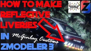 How To Make Reflective Liveries | ZMODELER 3 | GTA V