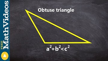 How does the pythagorean inequality theorem prove obtuse triangles