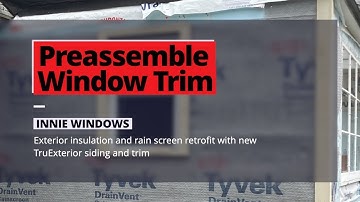 Exterior Window Trim Out on Thick Walls (Exterior Foam Insulation)