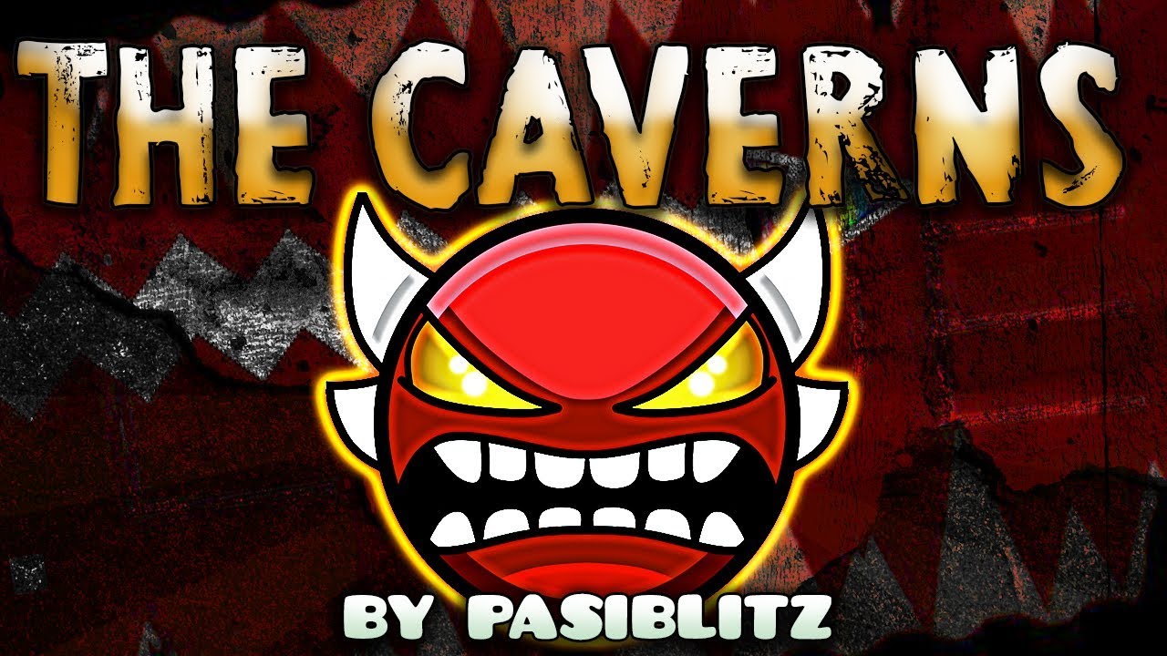 STRAIGHT JITTERCLICK LIKE A BOSS! - THE CAVERNS 100% [INSANE DEMON] - BY PASIBLITZ - GD [2.1]