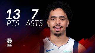 Ryan Nembhard 13 pts 7 asts vs Spurs 25/26 season