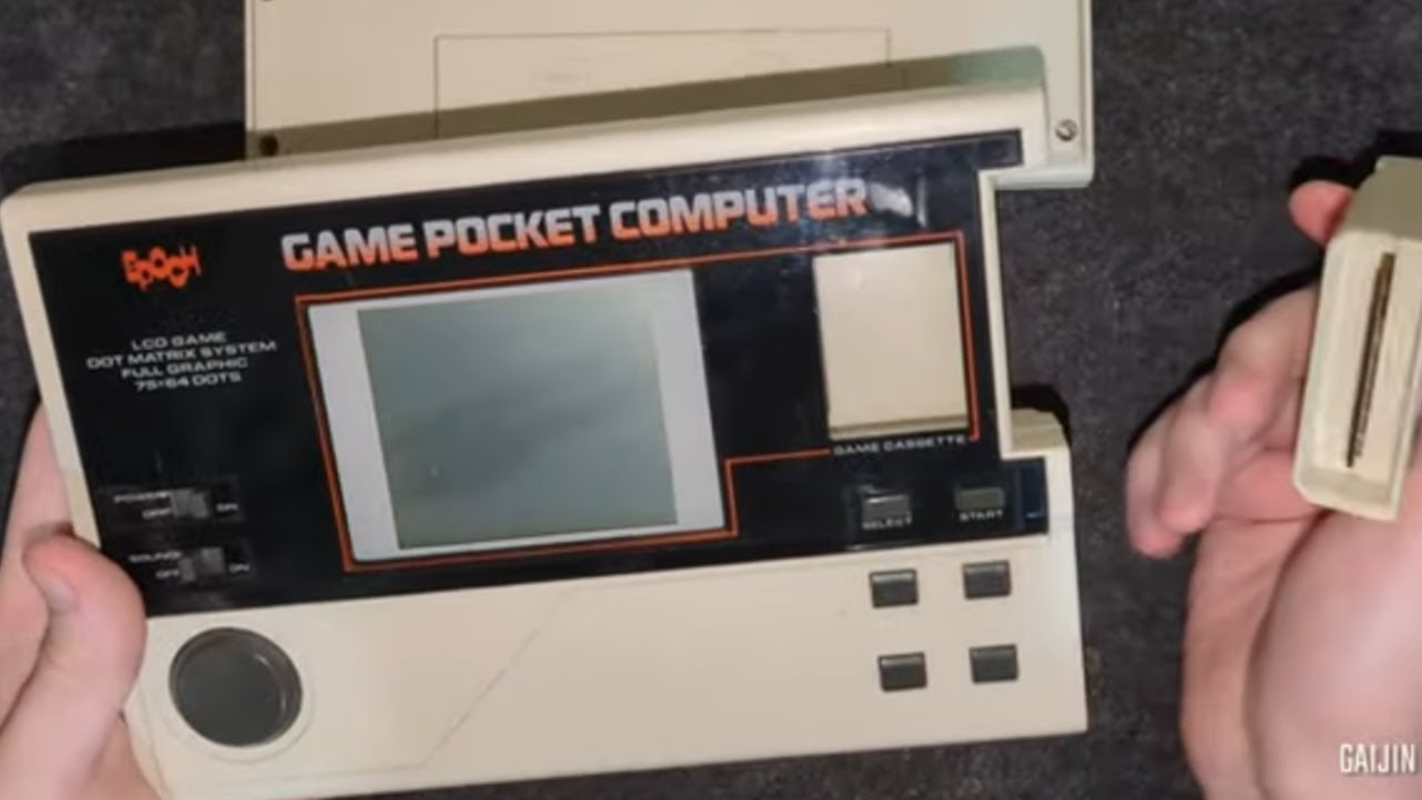 Japanese Handheld Before the Game Boy (1984 Epoch Game Pocket