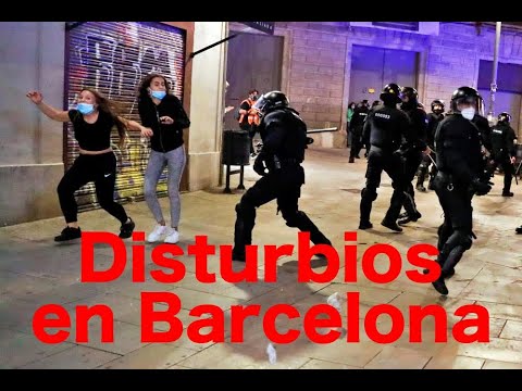 Mossos y Guardia Urbana || Disturbios en Barcelona