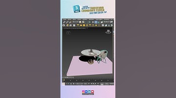 3ds Max Tutorial | Use Transform Coordinate Center | #shorts #youtubeshorts