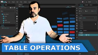 Learn DGLux5 (E3): Table Operations. Manipulate and use tables in DGLux