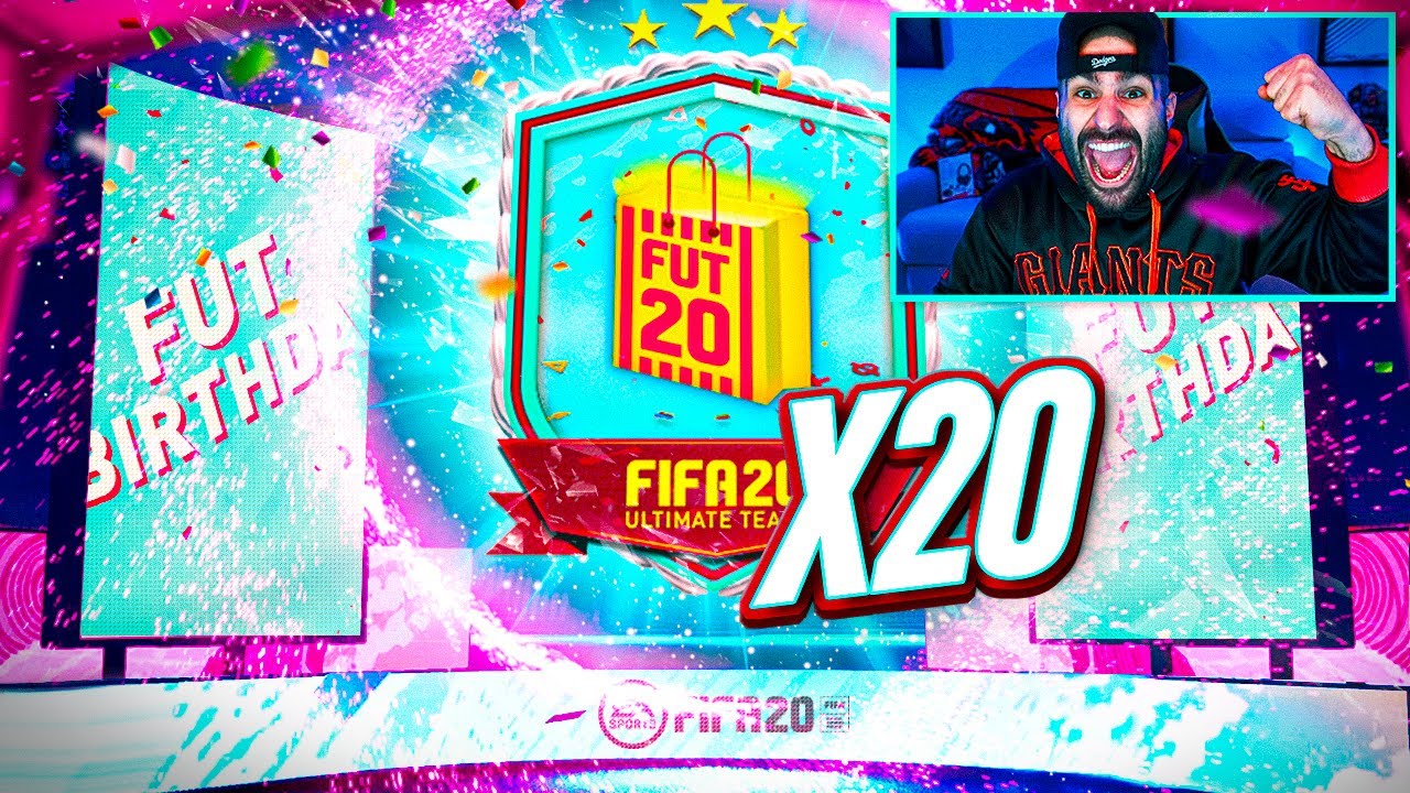 INSANE 20x FUT BIRTHDAY PARTY BAG 3 PACKS!! FIFA 20 Ultimate Team YouTube