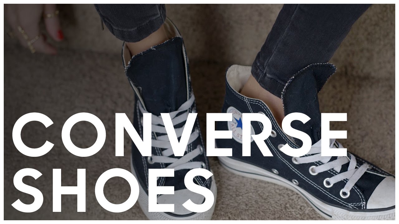 converse tying shoelaces