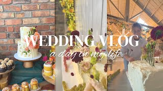 Weekly vlog! Wedding cake set up, running my small business, first YouTube, + starting my channel!