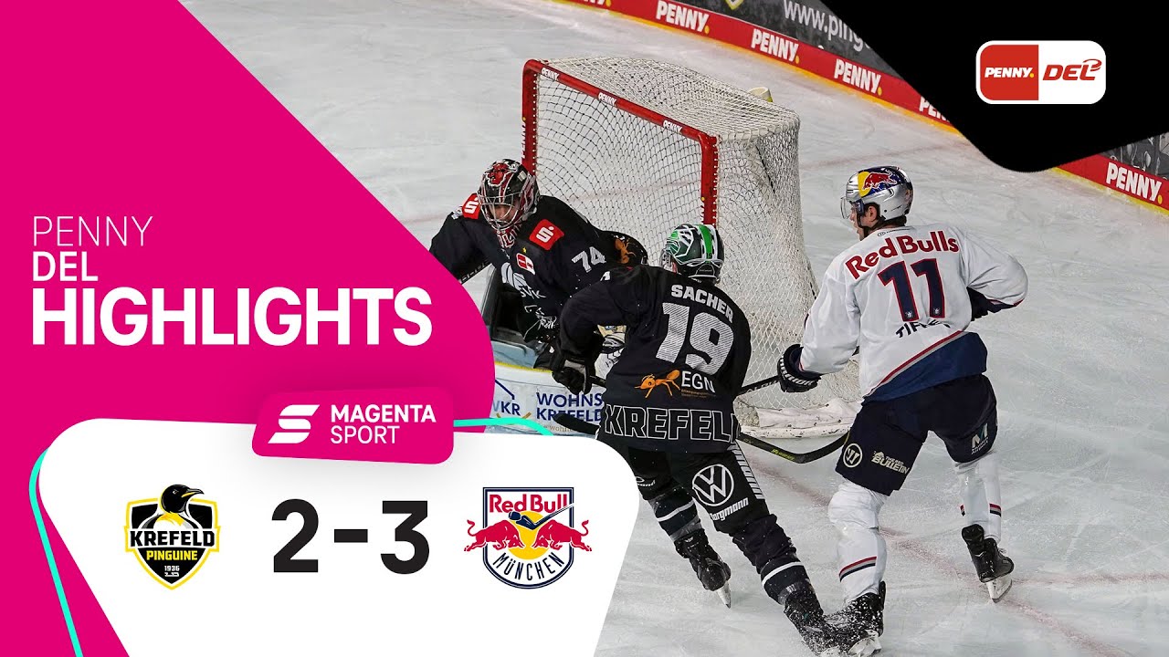 Krefeld Pinguine - EHC Red Bull München | 9. Spieltag, 2021/2022 | MAGENTA SPORT
