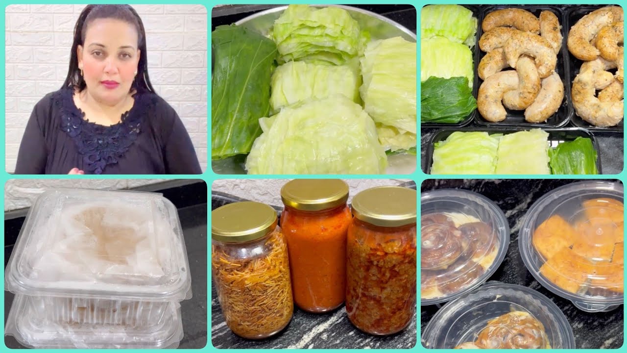 تجهيز لوجبات اسبوع كامل لكل امرأة عامله وست بيت مش عارفه تنظم وقتها صح 💯