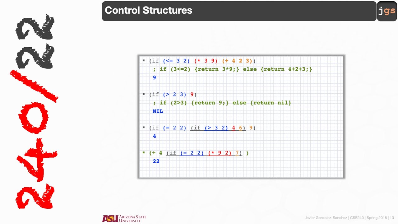 CSE240 | Programming Languages | Control Structures in LISP - YouTube