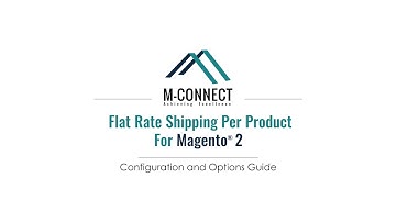 Shipping Per Product or Order Item in Magento 2 - Mconnect Flat Rate Shipping Per Product Extension
