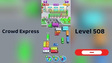 Crowd Express Level 508 Walkthrough 🚦 | Step-by-Step Solution | Go Answer