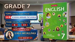 7-cı Sinif  İngilis Dili səh. 6, 7, 8, 9, 10, 11  // #englishlanguage  #raufmirzeyev