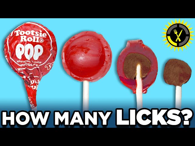 How many licks does it take to get to the center of a lollipop?