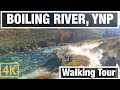 4K Yellowstone Walks: Boiling River Hot Springs - Yellowstone - Virtual Walk Walking Treadmill Video