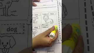 Information Easy Printable Downloadable Worksheet Link in description.#shorts  #colors #kids #worksheet Guide
