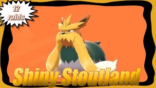 Shiny Stoutland - 12 raids - Crown Tundra - Pokemon Shield