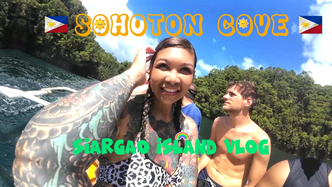 Siargao Island 🇵🇭 Sohoton Tour- Stingless Jellyfish Sanctuary🪼 Bat Cave 🦇 Cliff Diving!🏝️