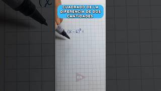 Cuadrado De La Diferencia De Dos Cantidades 8
