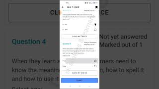 EaSTE Module 3 unit 1 Quiz 1 solution | SK Seakers & Learners