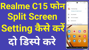 Realme C15 Split Screen Setting | How To Split Screen Setting Realme C15 | Split Screen Realme C15