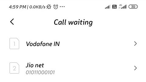 how to enable disable call waiting in redmi 9 Prime me call waiting kaise on off kre mi phone me