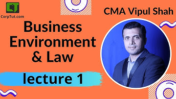 CS Foundation- Business Environment and Law | Lecture-1 | Introduction