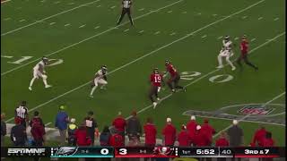 David Moore jukes out the eagles for a 44yd touchdown