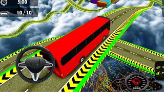 Impossible Bus Stunt Driving Game 2021 - Mega Ramp 3D Racing Driving Simulator - Android GamePlay screenshot 5